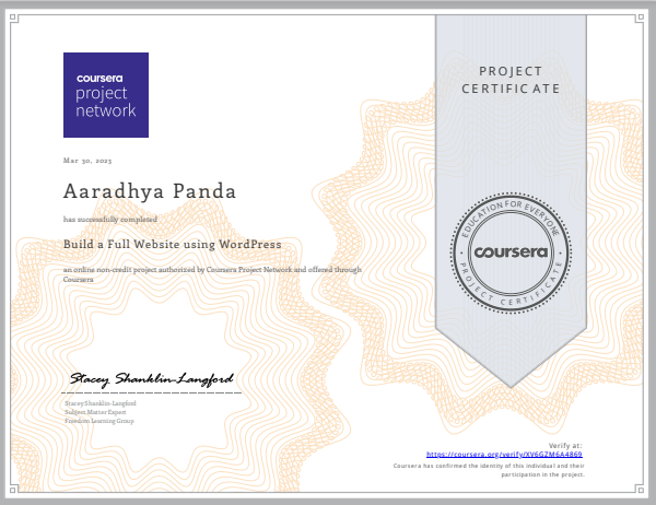 WordPress Certification